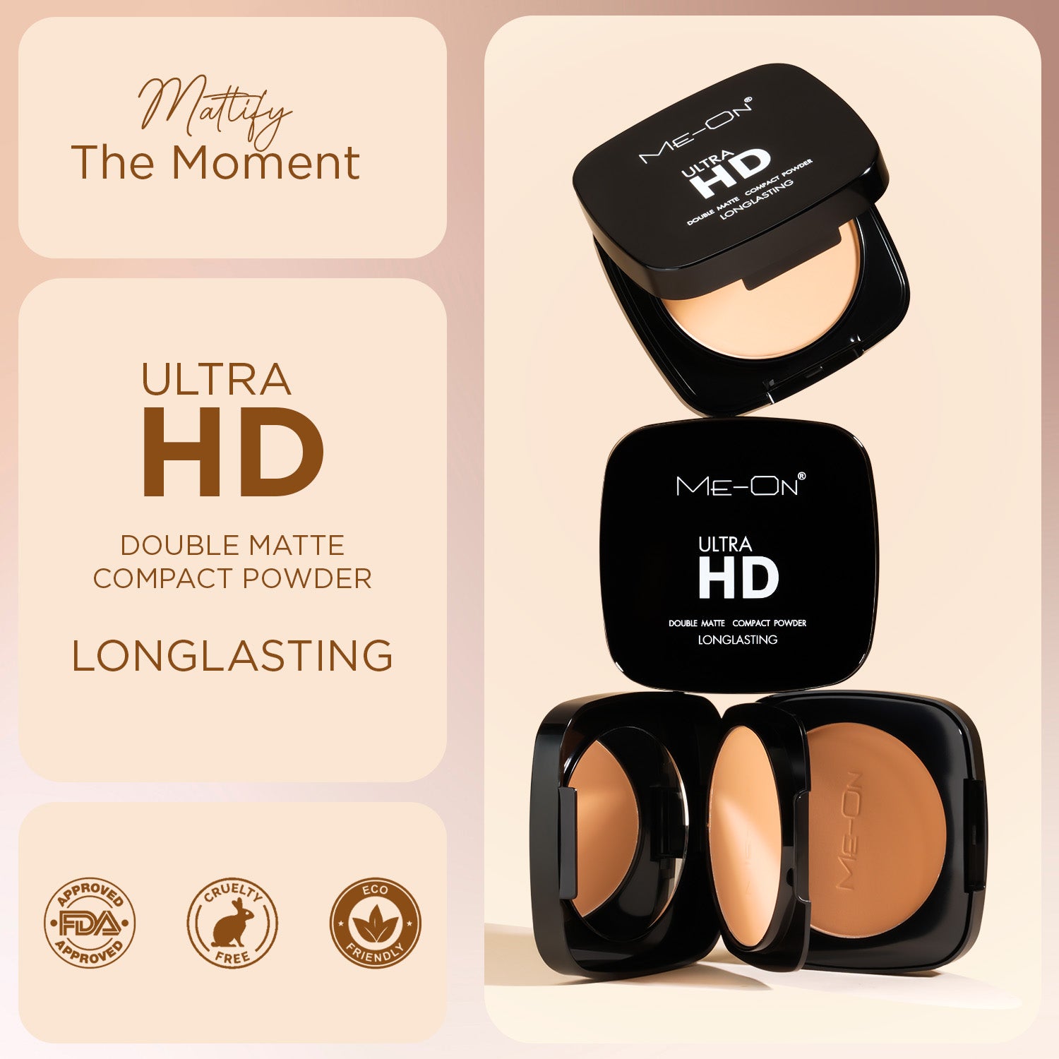 Ultra HD Double Matte Compact Powder