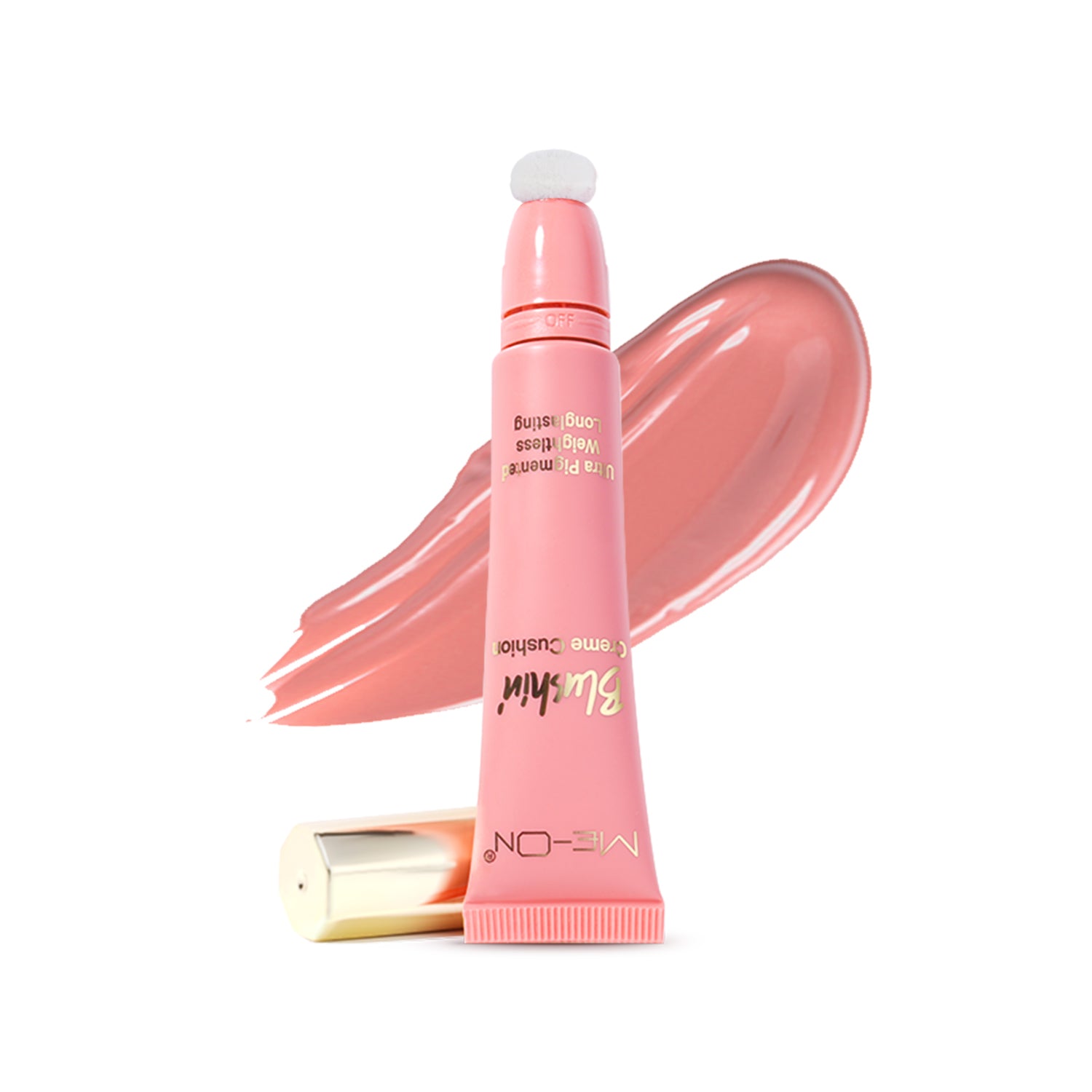 ME-ON Blushin’ Creme Cushion Liquid Blush in 01 Soft Pink shade