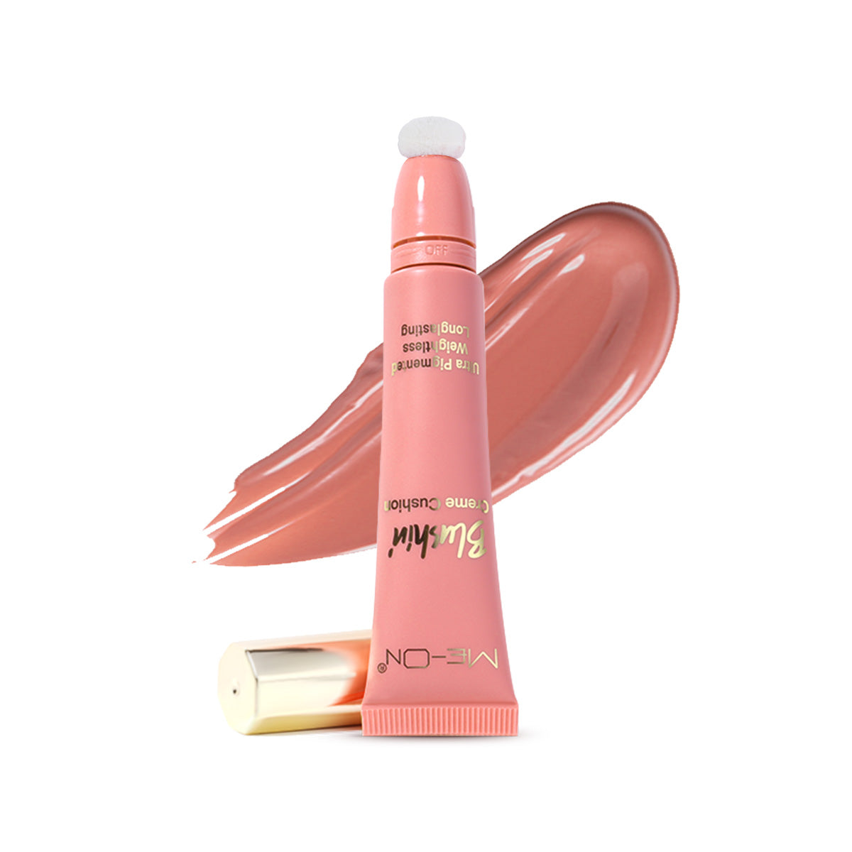 ME-ON Blushin’ Creme Cushion Liquid Blush in 05 Flirty Nude shade