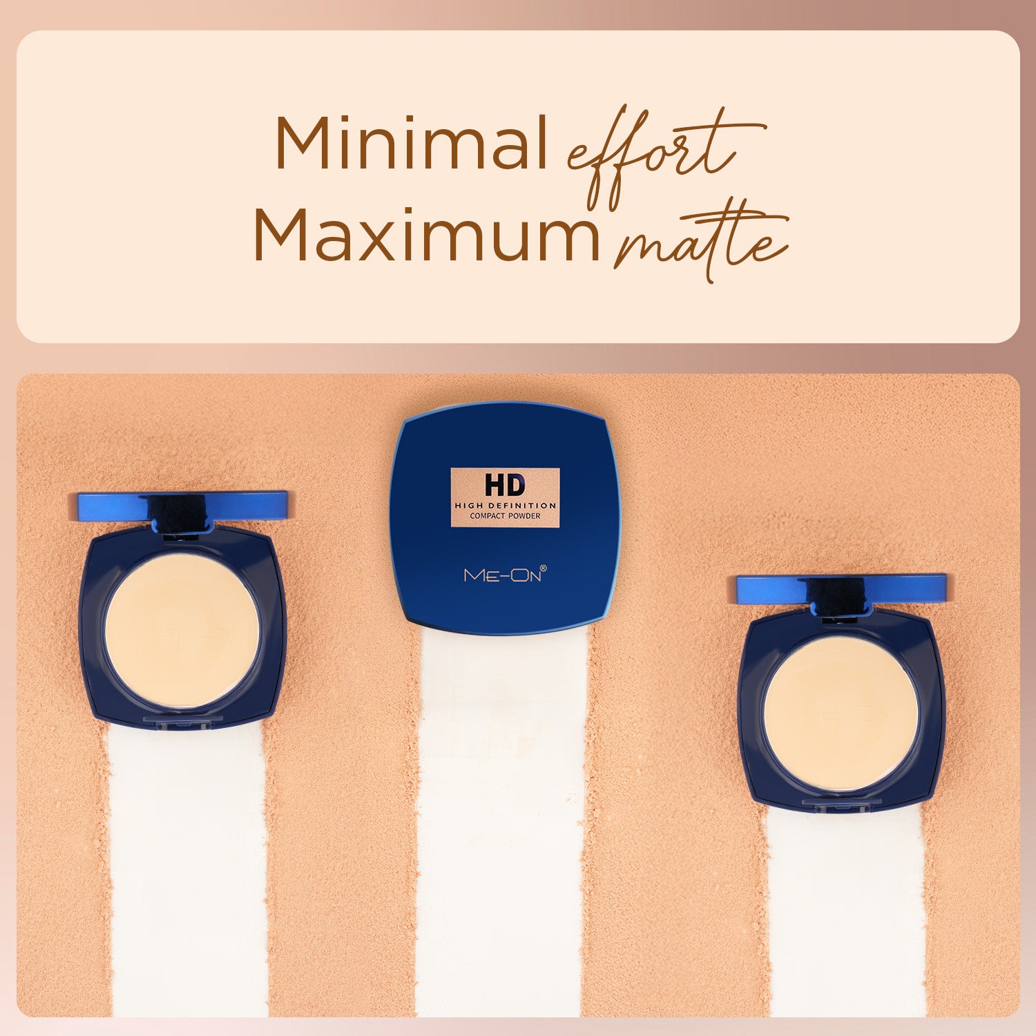 ME-ON HD compact powder, lightweight and non-cakey