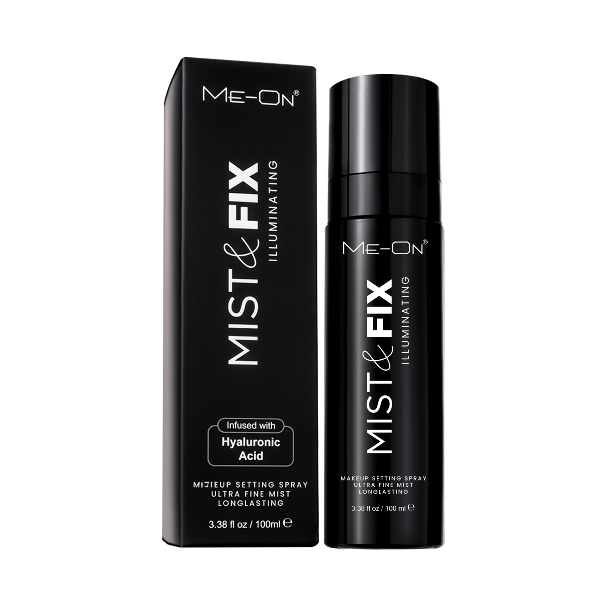 ME-ON Illuminating Infused With Hyaluronics Acid Ultra Fine & Mist Makeup Setting Spray (Long-lasting -100 Ml)
