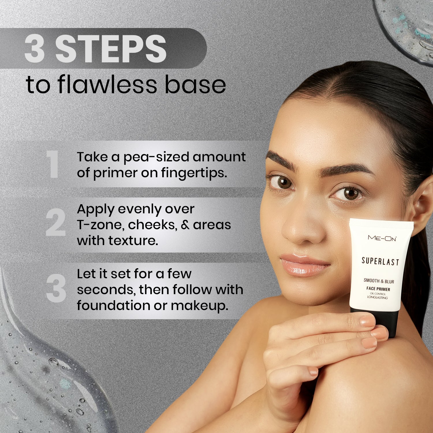 How to apply Superlast Smooth & Blur Face Primer before foundation