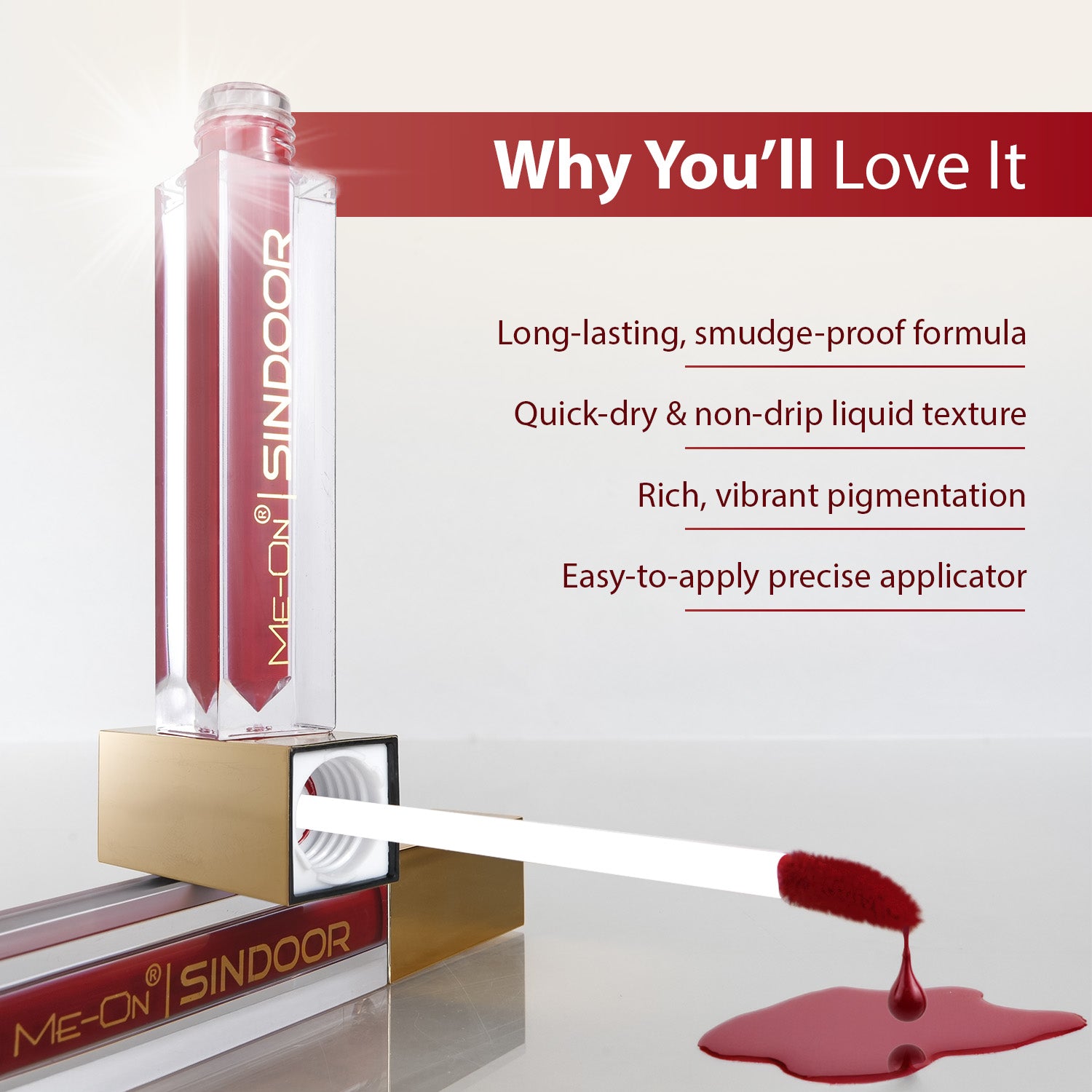 Smudge-proof transfer-proof liquid sindoor