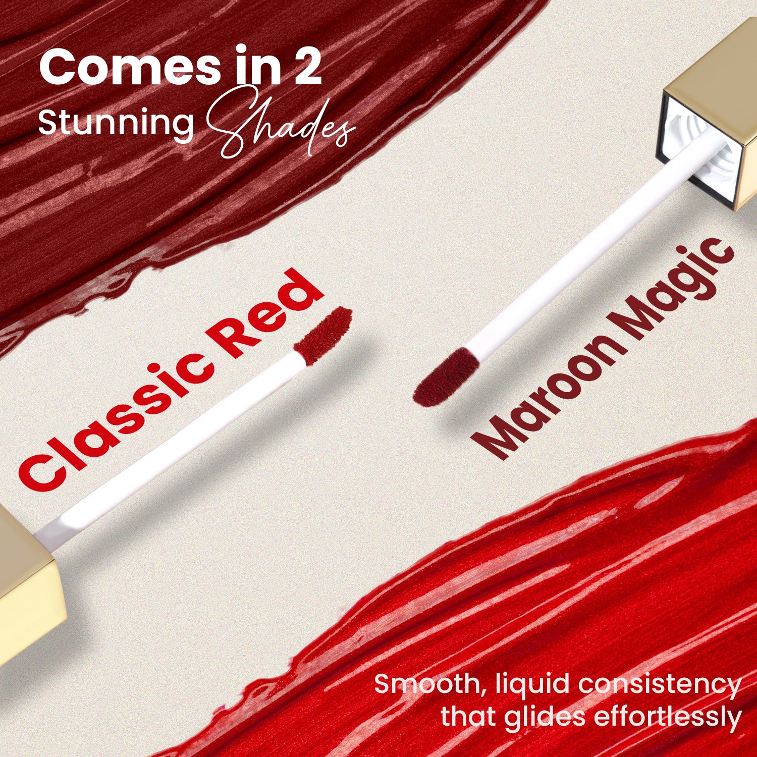 Quick-dry liquid sindoor with precise brush applicator