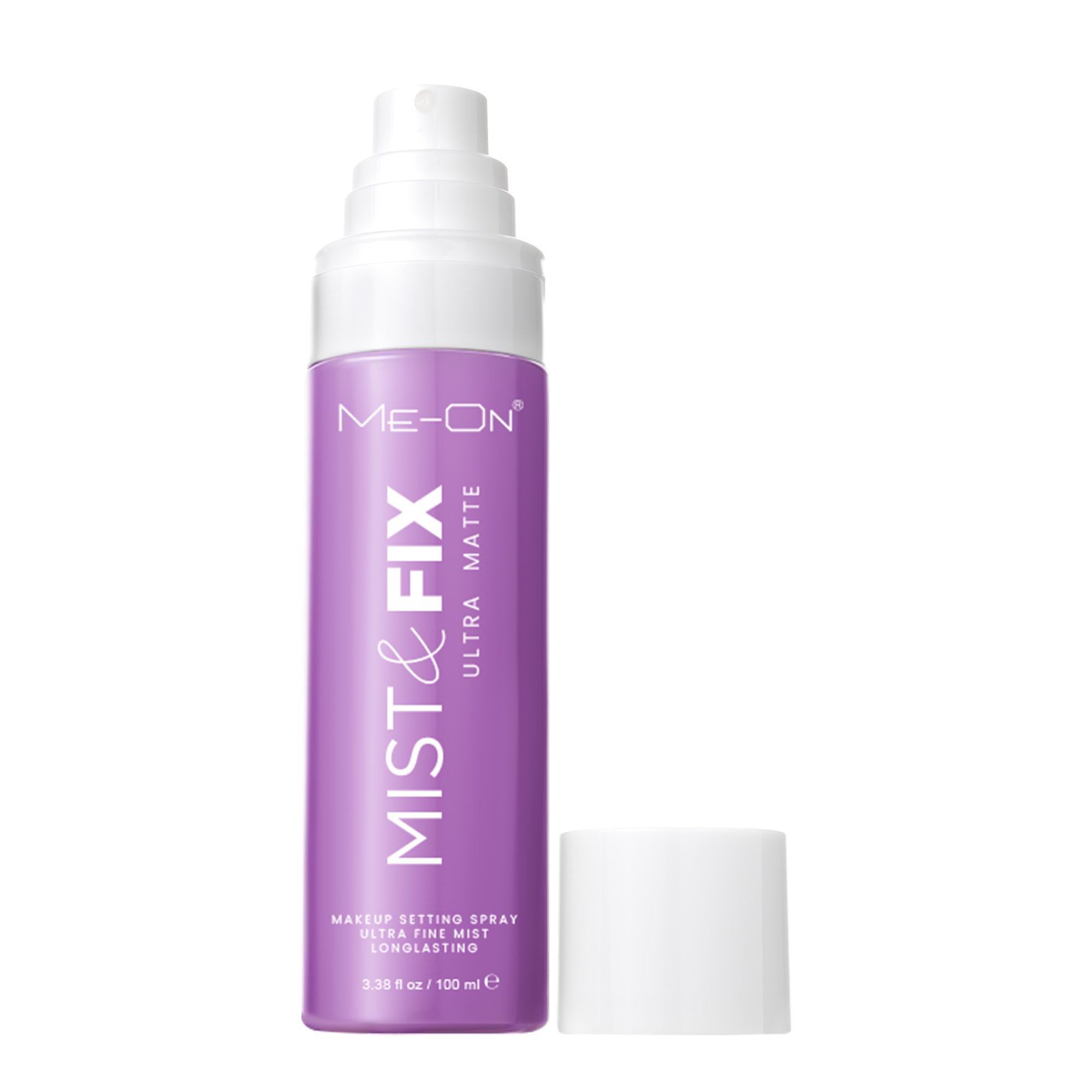 ME-ON Ultra Mist Makeup Setting Spray Ultra Fine Mist-Long Lasting (100ml) | Pro Makeup Fixer| Long Lasting Makeup Setting Spray | Keeps Makeup Intact | Hydrates, Soothes & Refreshes Skin | Hyaluronic Acid