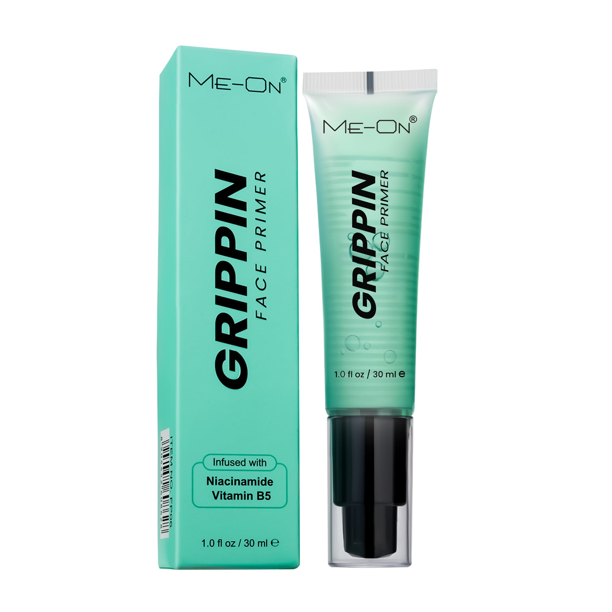 ME-ON Grippin Face Primer | Infused with Niacinamide & Vitamin B5 | Hydrating, Oil-Control, Long-Lasting Base | Brightens & Smooths Skin (30ml)