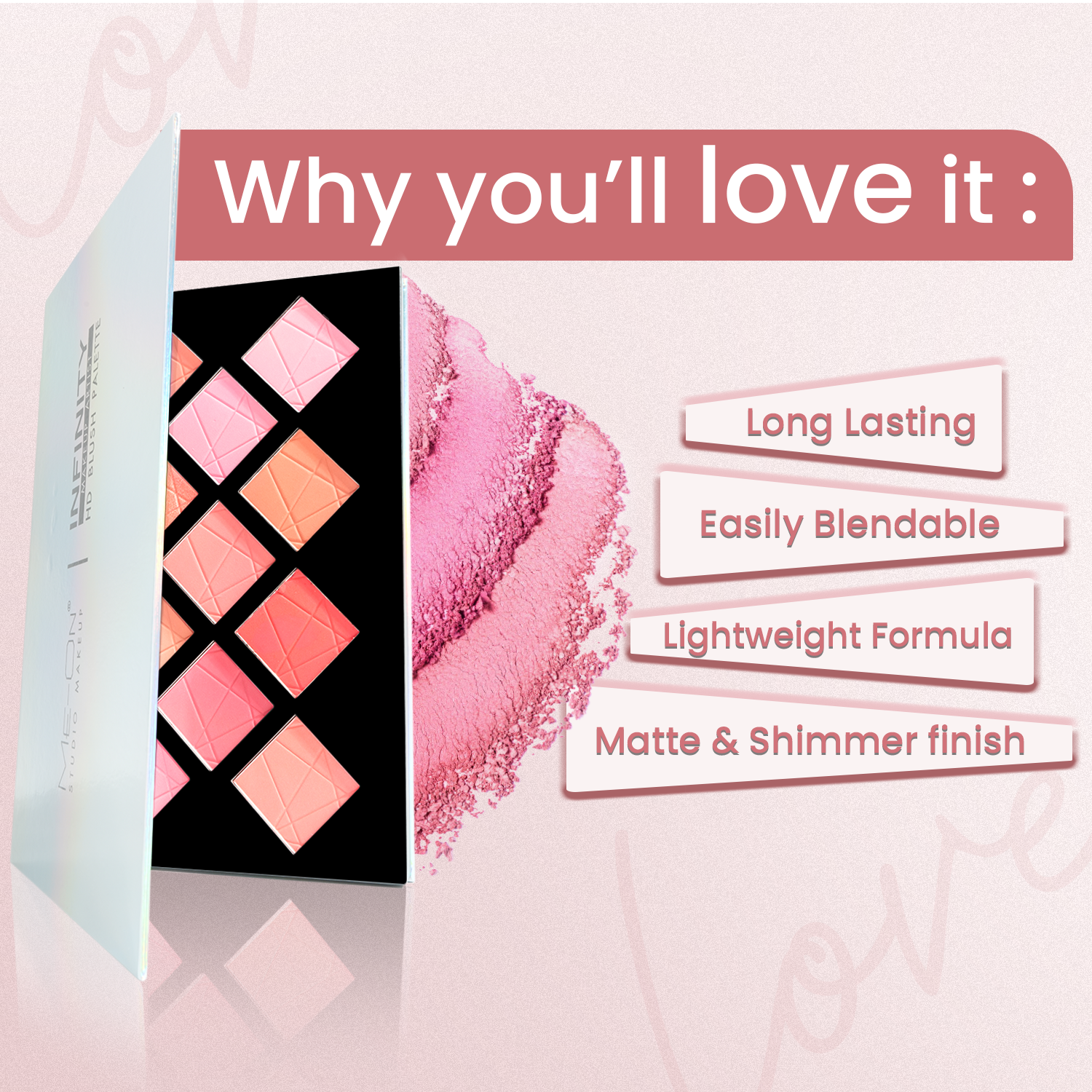 Me-On Makeup Artist Infinity Blush Palette (P-11)