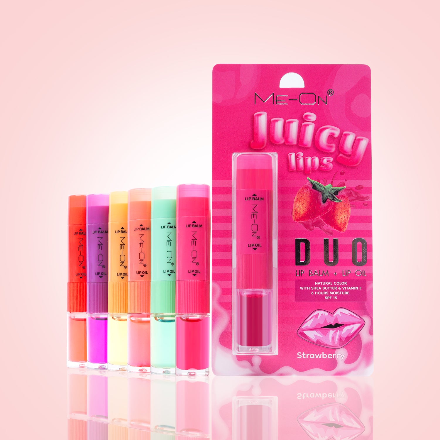 Juicy Lips Duo Lip Balm + Lip Oil